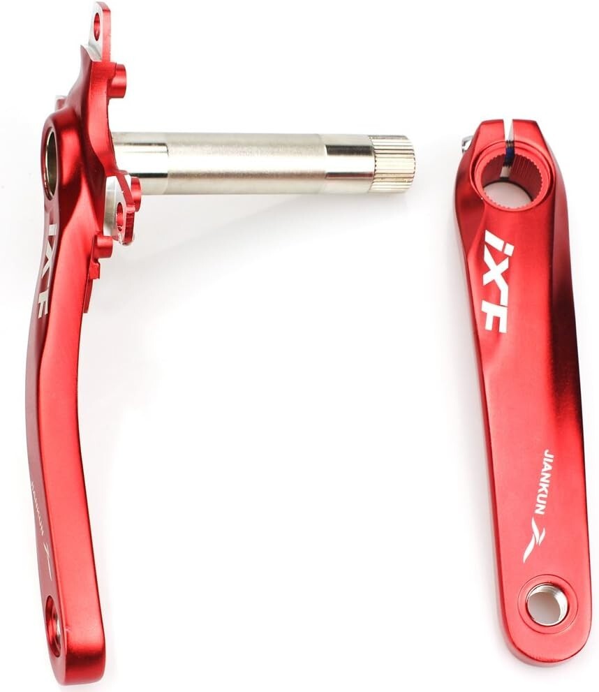 170mm Aluminum Alloy Bike Crank Arm Set with Bottom Bracket & Chainring Bolts