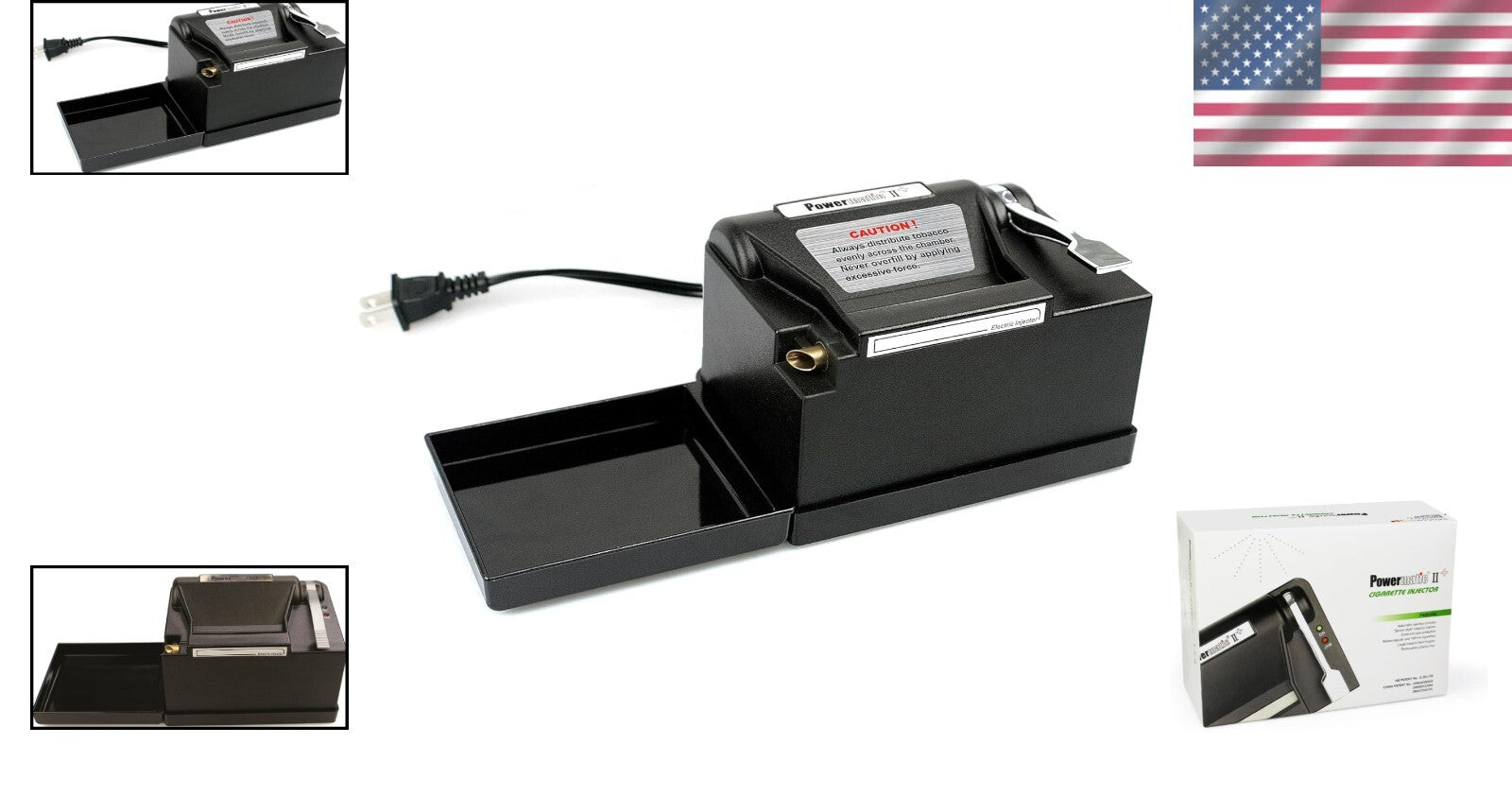 Compact Titanium Electric Cigarette Machine for King Size & 100mm Cigarettes