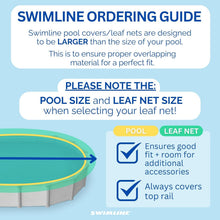Load image into Gallery viewer, Winter Leaf Net for Above Ground Pools - 15FT Round, Easy to Install &amp; Maintain