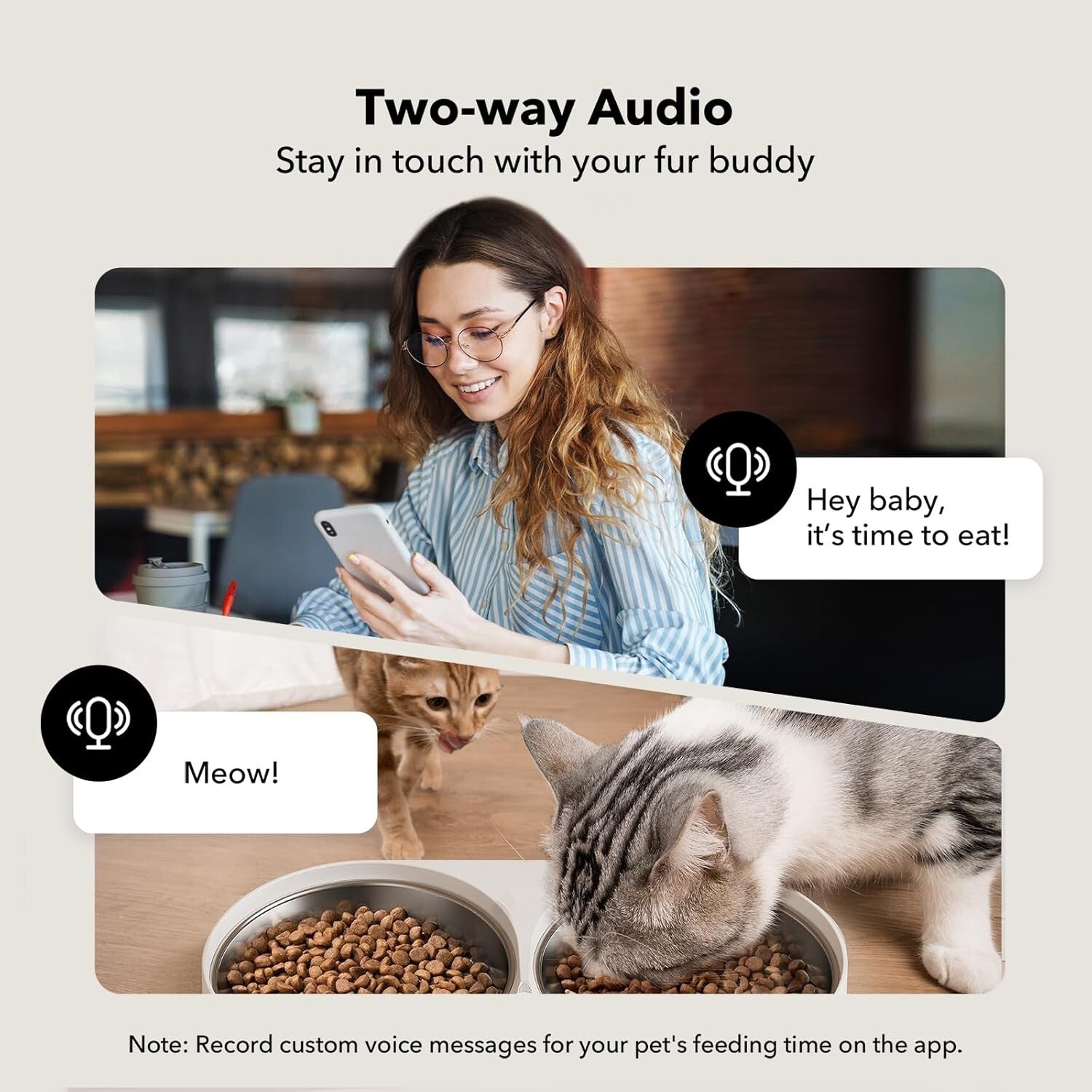 Automatic Feeder with Night Vision Camera - Watch & Feed Your Pets Remotely