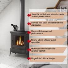Load image into Gallery viewer, Efficient 140 CFM BelAir Heat Fan - Ideal for All Stove Types, Quiet &amp; Powerful