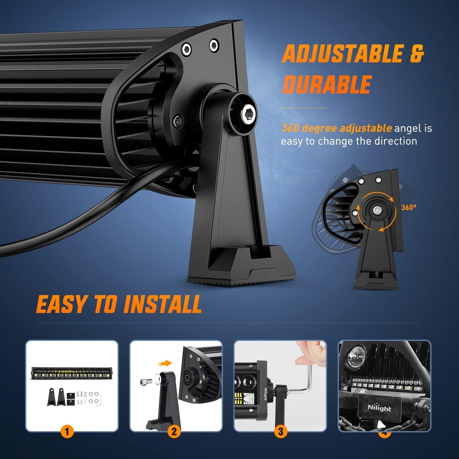 High Performance 150W 22Inch LED Light Bar – 15000 Lumens for Maximum Visibility