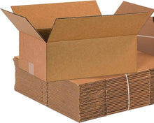 Load image into Gallery viewer, Bulk 25-Pack Heavy Duty Cardboard Storage Boxes 16x10x6 for Moving &amp; Shipping