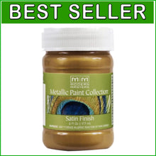 Load image into Gallery viewer, 6oz Low VOC Metallic Paint for Interior &amp; Exterior - Elegant Brass Finish