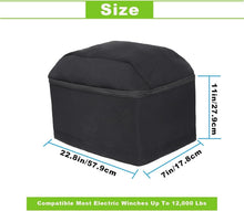 Load image into Gallery viewer, Heavy-Duty UV-Resistant Waterproof Winch Cover - Fits Winches Up to 12000 lbs