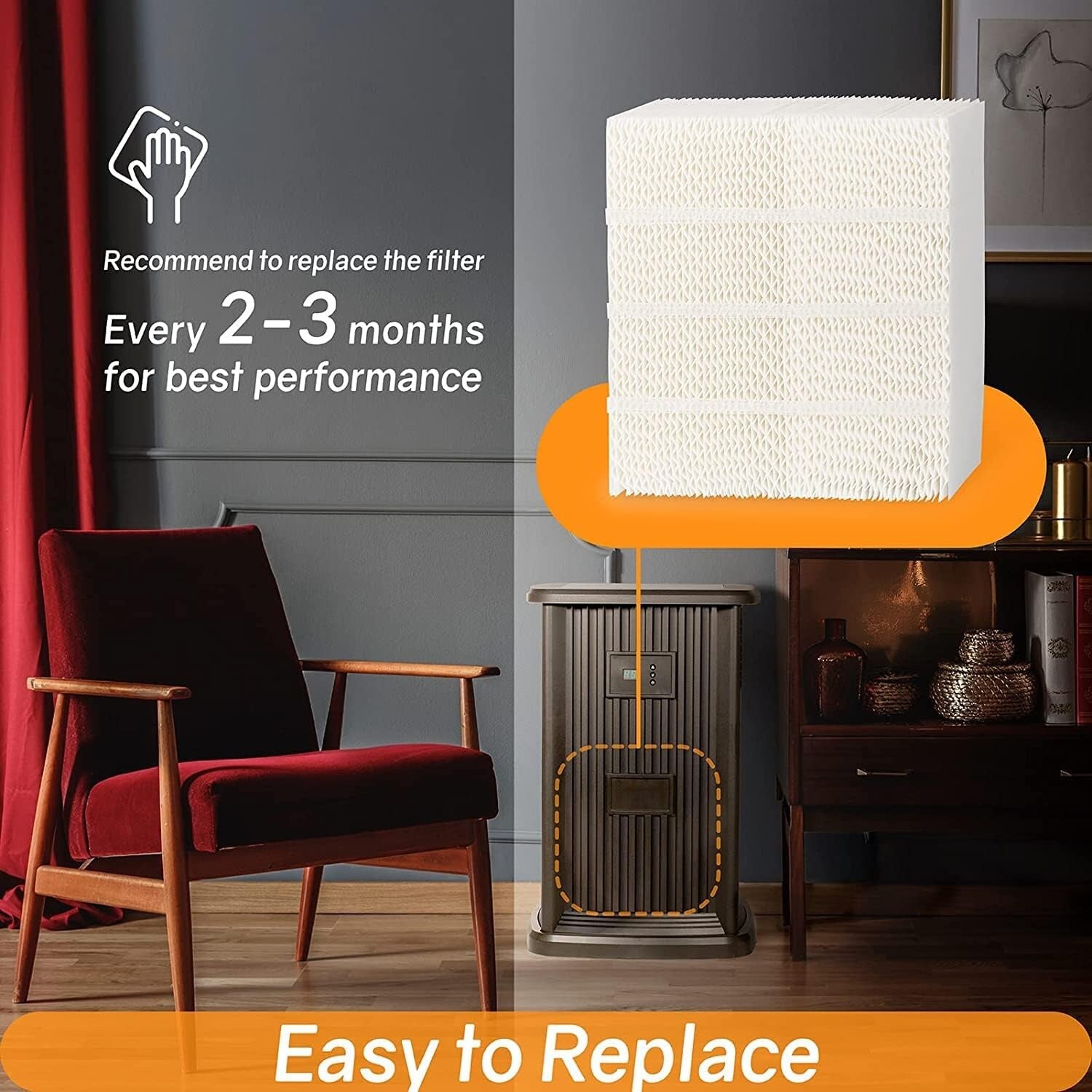 Comprehensive 1043 AIRCARE Humidifier Wick Filter Set - Fits Multiple Models