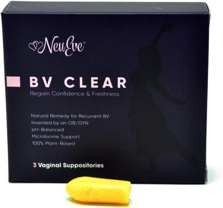Vaginal Odor & BV Solution - pH-Balancing Suppositories for Women, 6 Pack