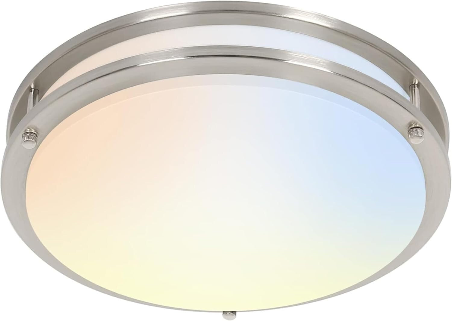 36W Dimmable LED Ceiling Lamp - Adjustable Color Temperatures, 2200LM Brightness