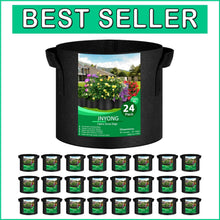 Load image into Gallery viewer, Stylish &amp; Versatile 10 Gallon Fabric Grow Bags - Ideal for Indoor &amp; Outdoor Use