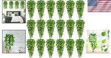 Load image into Gallery viewer, 18-Pcs Lifelike Artificial Hanging Ivy Vines for Indoor &amp; Outdoor Decor