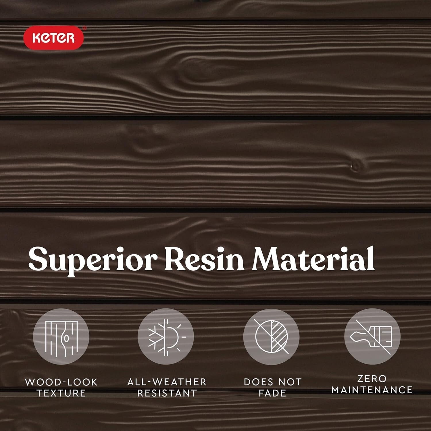 Elegant Outdoor Storage Bench - 70 Gallon Resin Deck Box for Patio & Seating