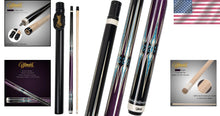 Load image into Gallery viewer, 58" Billiard Cue Stick with 13mm Tip &amp; Travel Case - Elegant Purple Finish