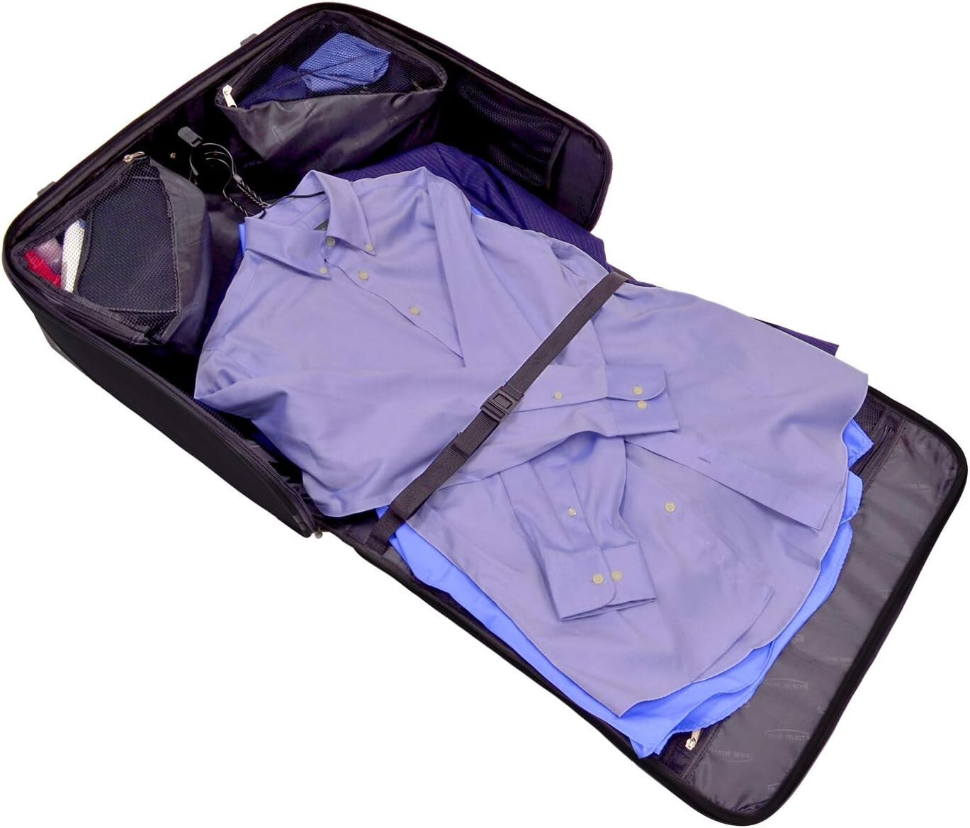 Durable Amsterdam Business Garment Bag - Expandable with Smooth Inline Wheels