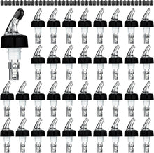 Load image into Gallery viewer, Precision Liquor Pourers - 40 Automatic 1 oz Measured Spouts with Sealed Caps