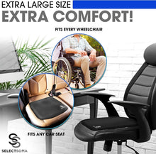 Load image into Gallery viewer, Versatile 3.1 lbs Gel Seat Cushion - Comfort &amp; Cooling for Long Sitting Sessions