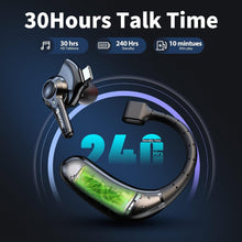 Load image into Gallery viewer, Touch Control Bluetooth Headset with 30 Hours Talk Time - Perfect for Truckers