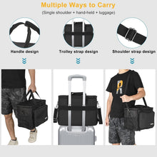 Load image into Gallery viewer, Versatile Wireless Microphone Case with 15 Slots &amp; Removable Foam Protection