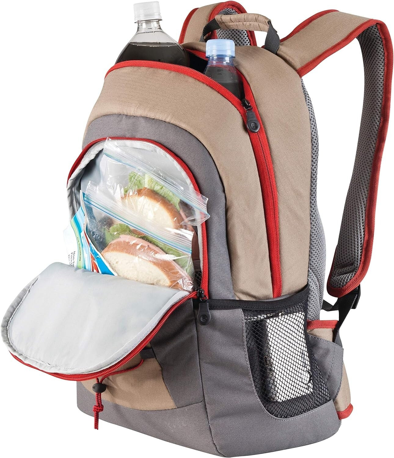 Eco-Friendly 28 Can Backpack Cooler with Leakproof Insulation & Comfort Straps