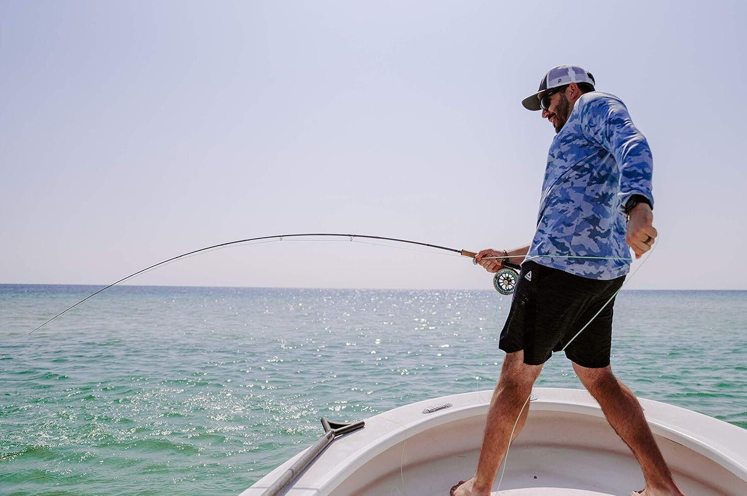 Fast Action Fly Fishing Rod, 9ft, with Extra Tip & Cordura Tube by Moonshine