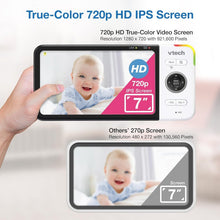 Load image into Gallery viewer, Baby Monitor with 7" Screen, Pan &amp; Tilt Cameras, 1000ft Range - Ultimate Safety