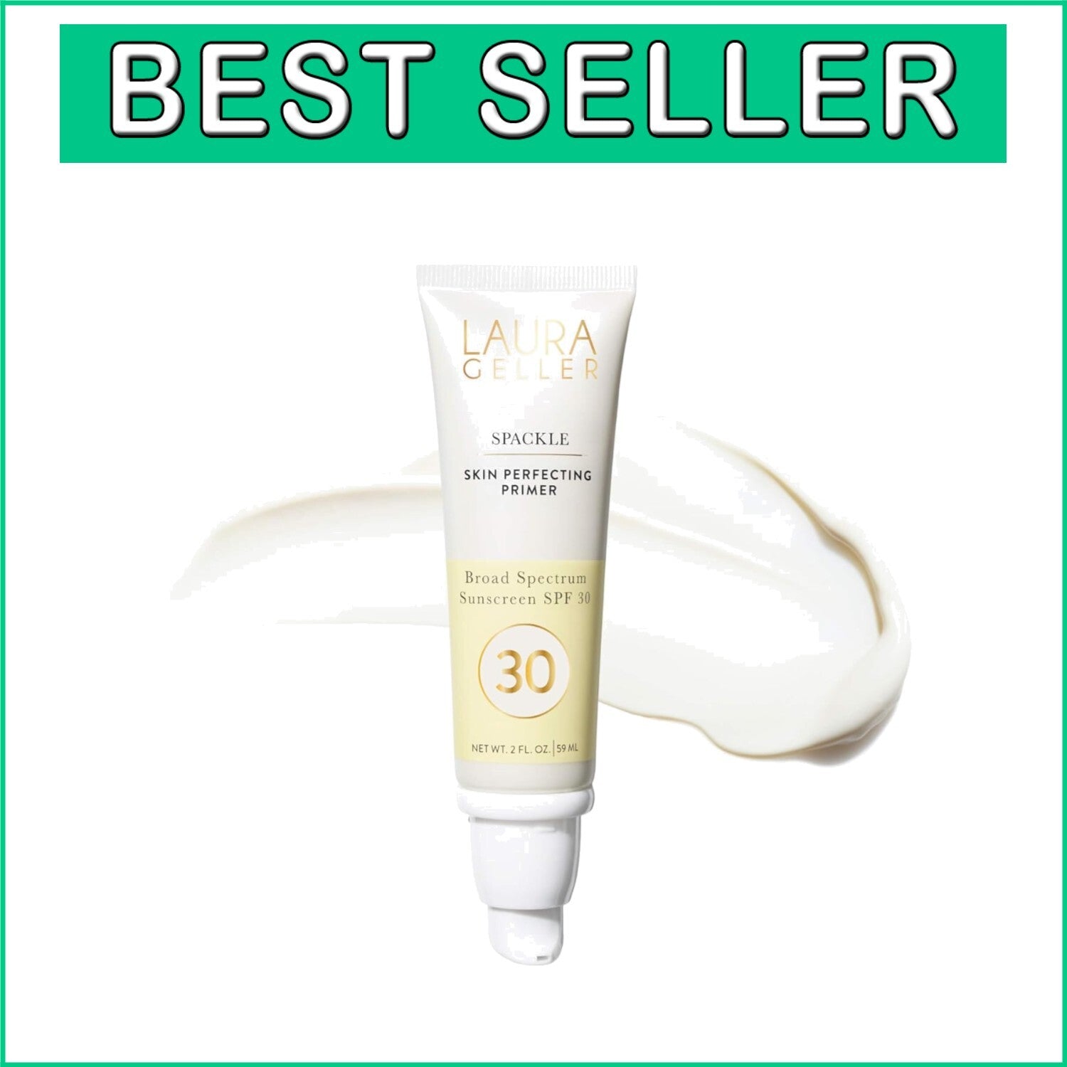 Natural Finish Makeup Primer Cream with SPF 30 - Blurs Pores & Imperfections