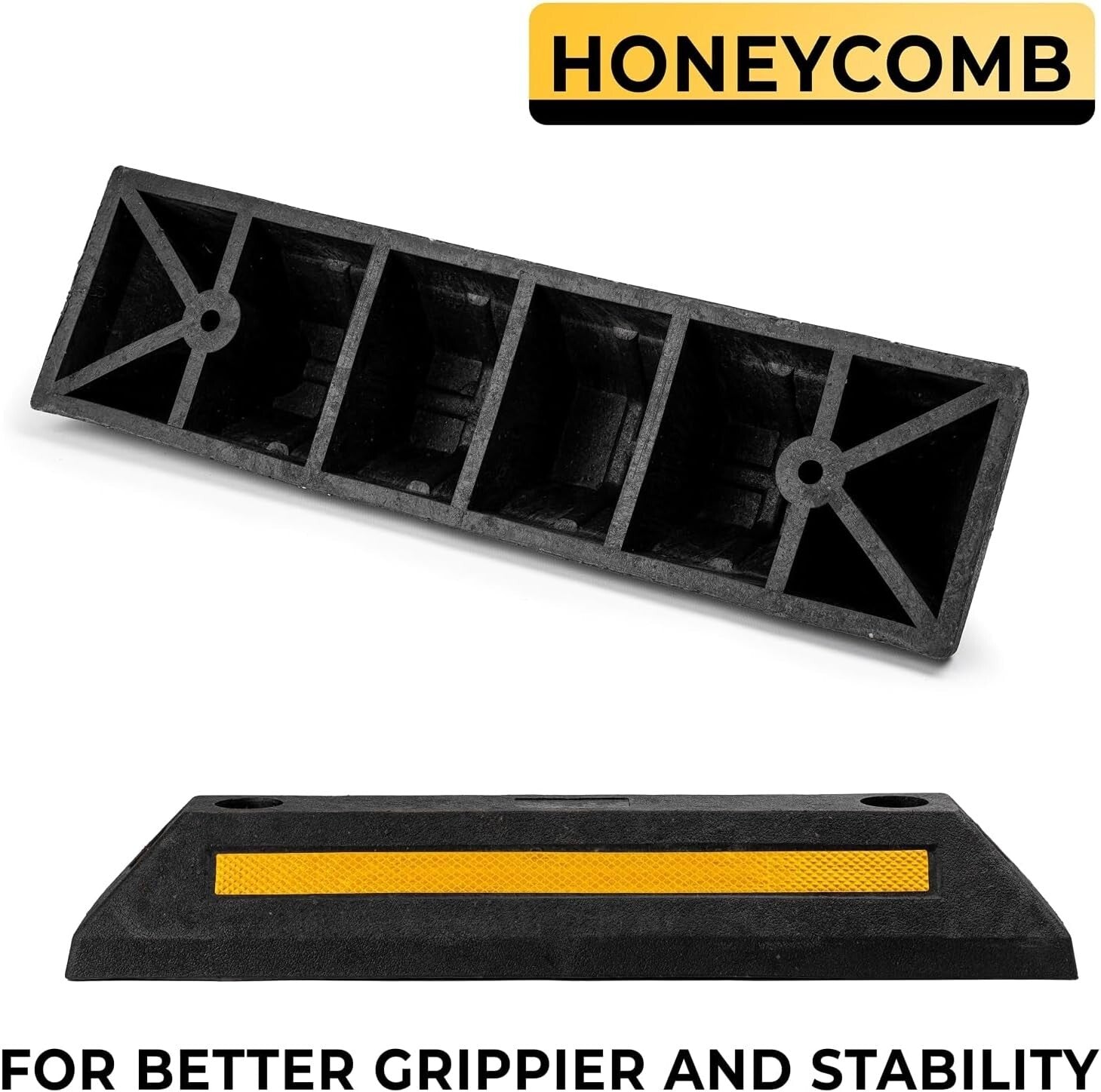 Weather-Resistant Heavy-Duty Parking Guide with Reflective Tape - 10.93 lbs