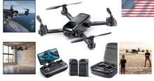 Load image into Gallery viewer, Portable U11S Drone with 4K Camera &amp; GPS - FAA Compliant, 2 Batteries Included
