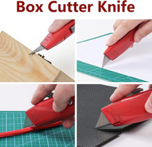 Load image into Gallery viewer, Heavy-Duty 30 Pack Utility Knives - Retractable Blades for Precise Cutting Needs