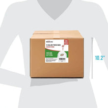 Load image into Gallery viewer, Bulk 500 Count 13 Gallon White Trash Bags - Tear-Resistant Drawstring Liners