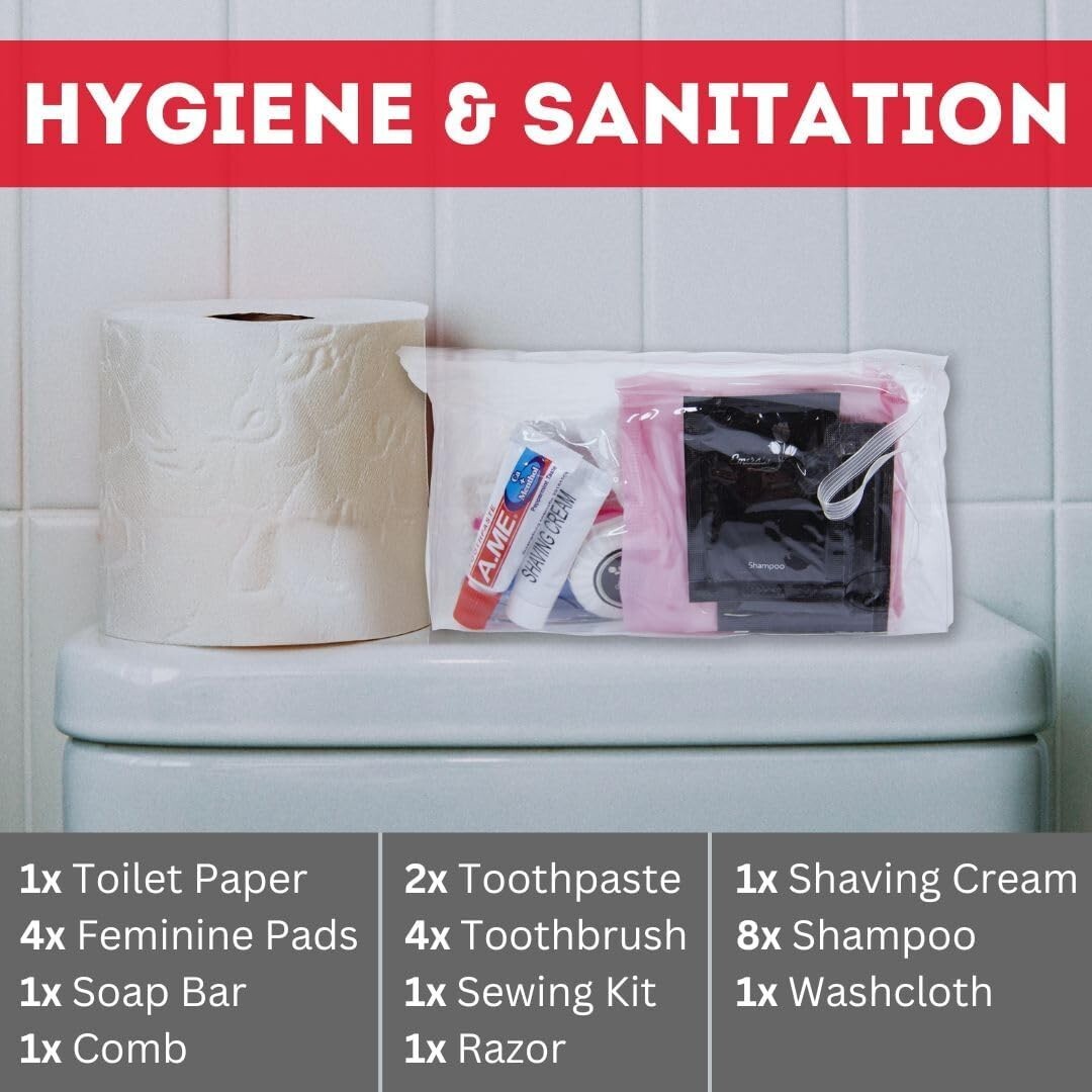 Discreet 4-Person Survival Kit Backpack - Essential Emergency Preparedness Gear