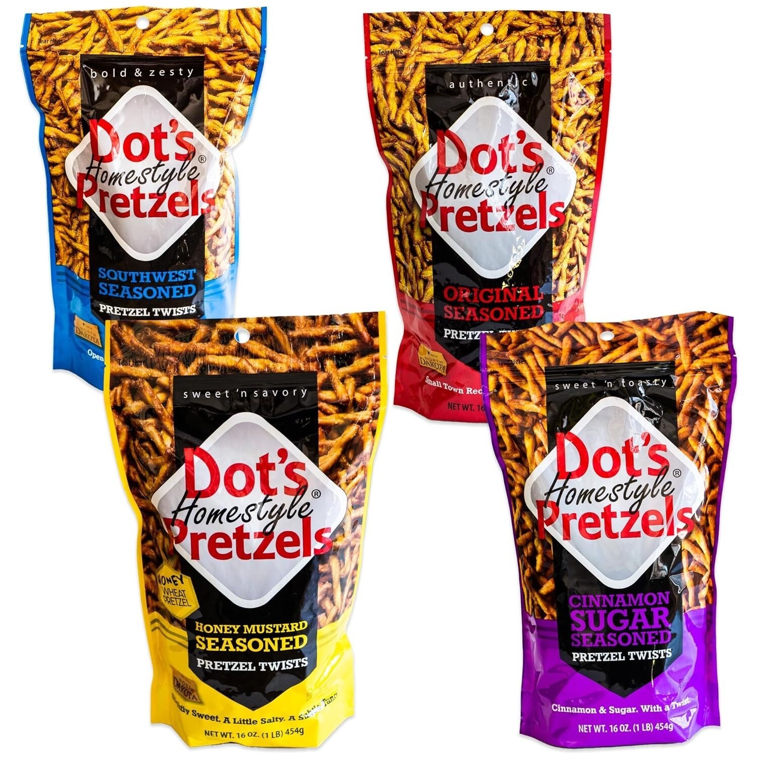 Indulge in Dot's Cinnamon Sugar and Honey Mustard Pretzel Twists - Snack Delight