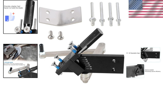 Ergonomic Adjustable 15°-45° Lawn Mower Blade Sharpener for Professionals