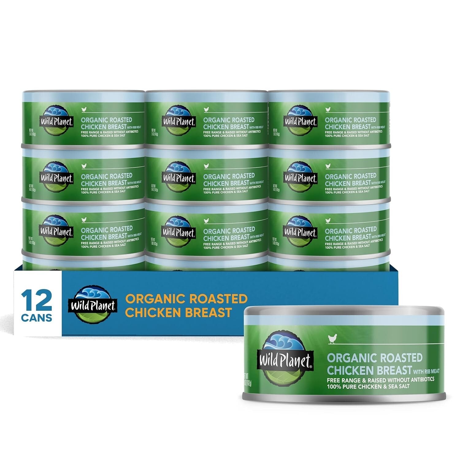 Sustainable Organic Chicken Breast - Skinless, Boneless, Family-Friendly 60 oz