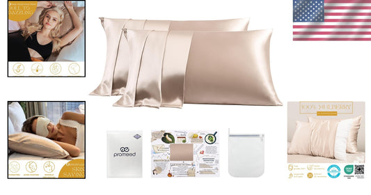 Cooling Sleep Experience: 23 Momme 100% Silk Pillowcases for Healthy Skin
