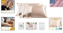 Load image into Gallery viewer, Cooling Sleep Experience: 23 Momme 100% Silk Pillowcases for Healthy Skin