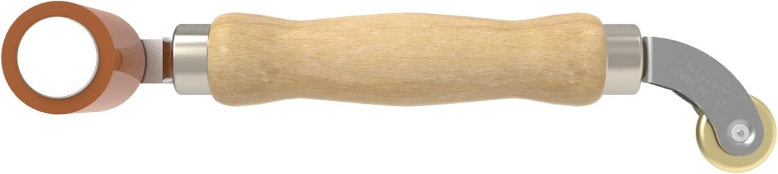 Double-End Silicone and Brass Detail Roller - USA-Made Seam Tool for Precision