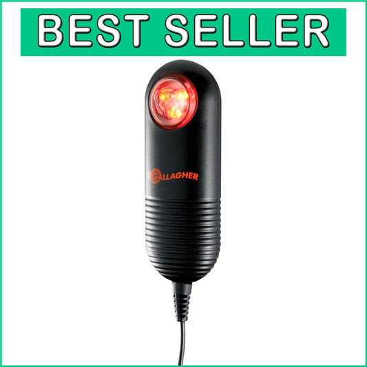 Weather-Resistant Fence Alert Device - LED Indicator Clips for Easy Monitoring