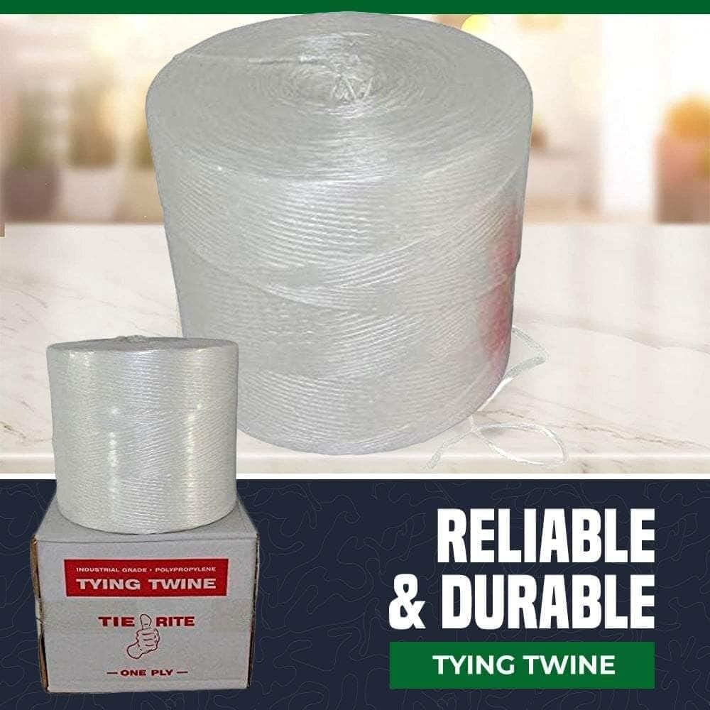 156 lb Polypropylene Tying Twine - Durable Bundling Twine 6300 Ft in White