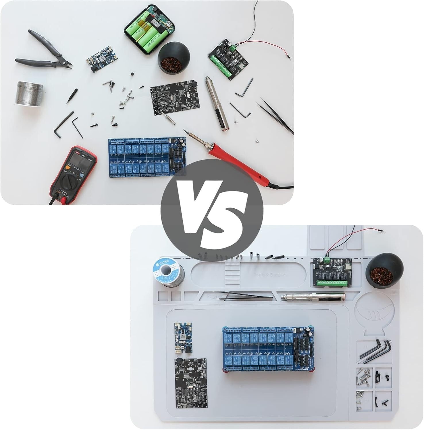 5X LED Magnifying Lamp with Silicone Soldering Mat - Ultimate Repair Station