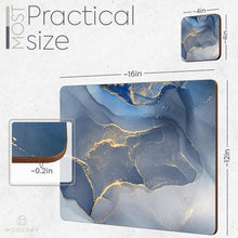 Load image into Gallery viewer, Stylish Heat-Resistant Cork Placemat Set with Round Edges &amp; 4 Matching Coasters