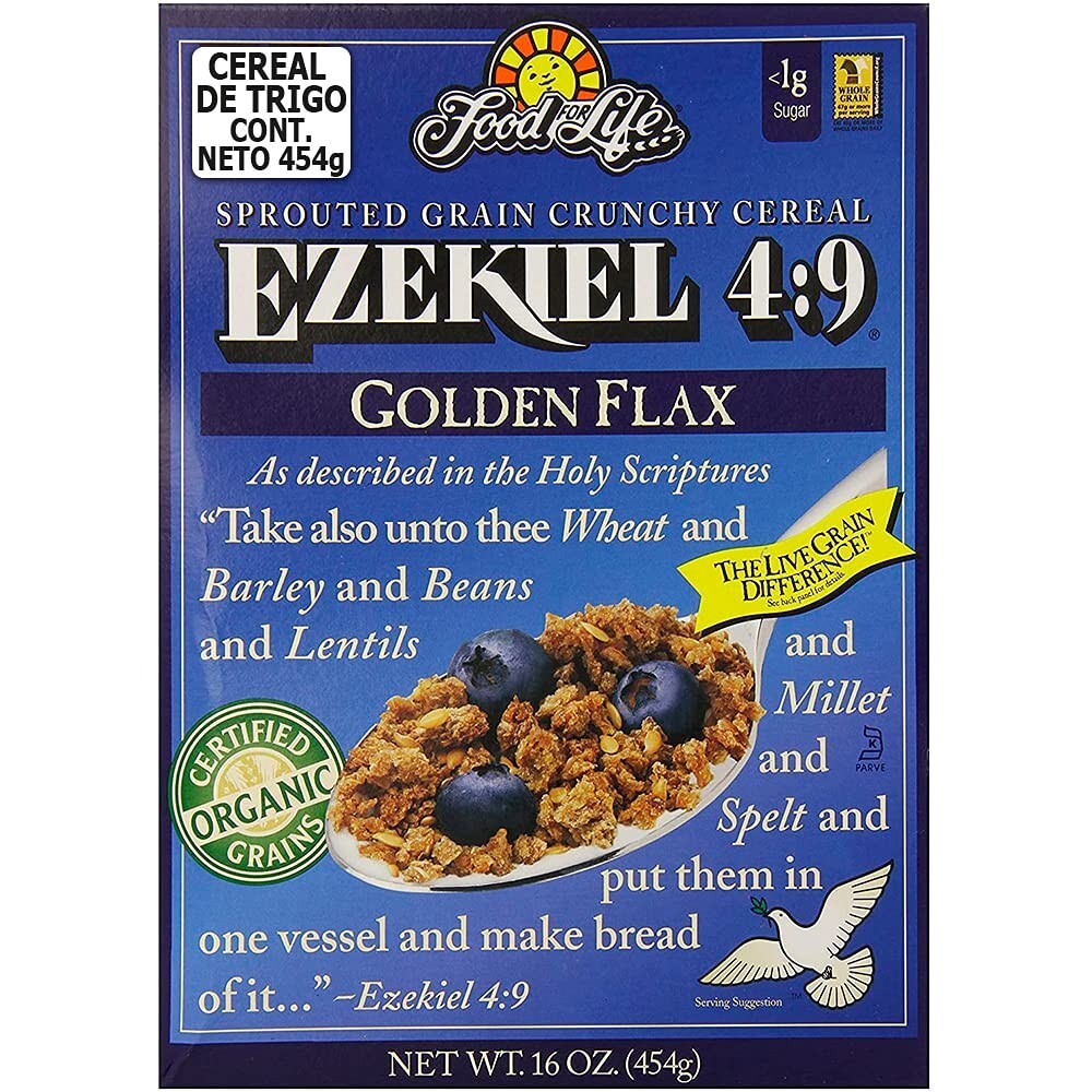 Ezekiel 4:9 Sprouted Grain Cereal - Vegan, Kosher, and Organic, 96-Ounce