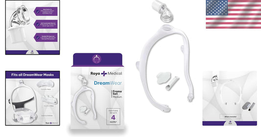 DreamWear Replacement Kit - Complete Set with Frame, Elbow & Fabric Wraps