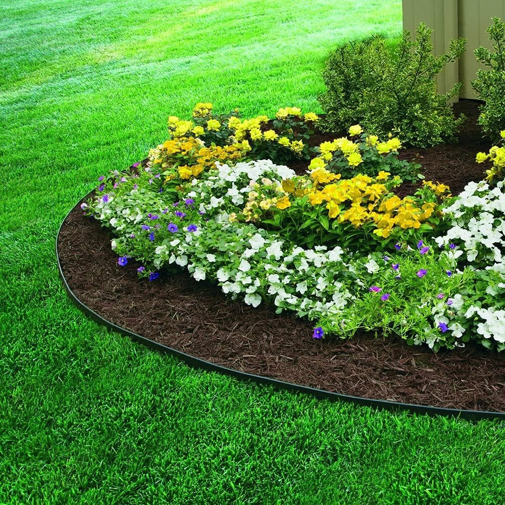 Eco-Friendly Heavy Duty No-Dig Edging Kit - 100ft for Beautiful Gardens