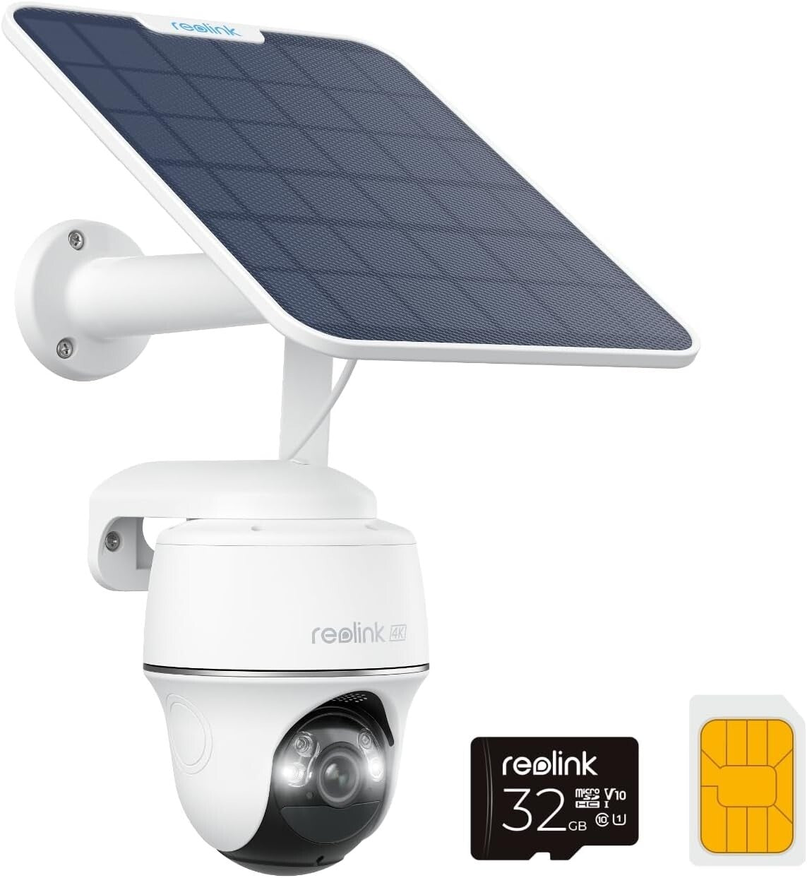 All-in-One 4K LTE Solar Security Camera - Motion Alerts, Wireless, Waterproof
