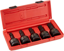 Load image into Gallery viewer, Heavy Duty 5-Piece Metric Hex Driver Set - CR-Mo Steel &amp; Low Profile Design