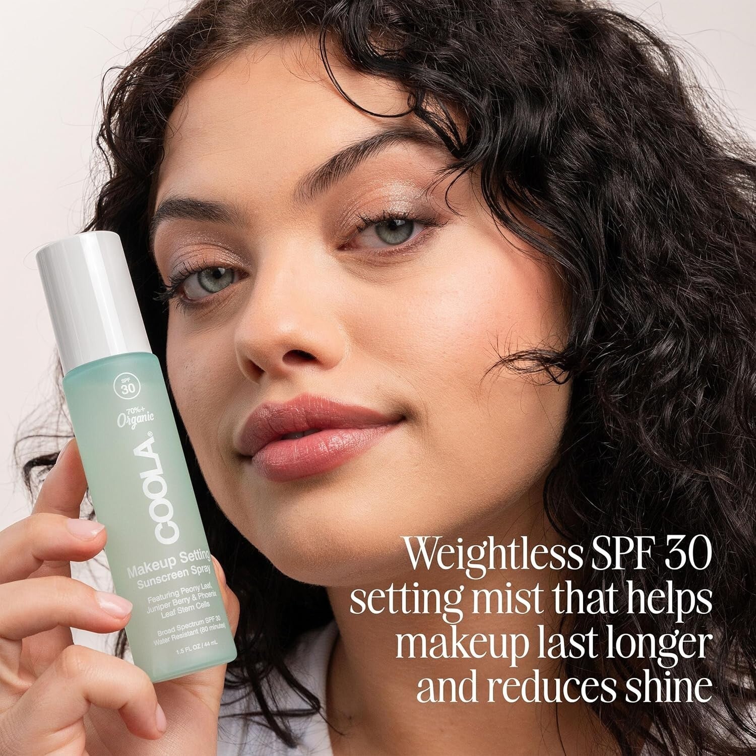 Dermatologist Tested Organic Makeup Spray with SPF 30 & Refreshing Green Tea