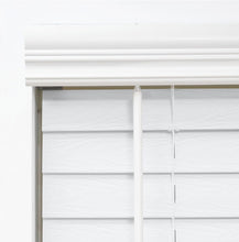 Load image into Gallery viewer, Versatile Cordless Faux Wood Blinds, 60" W x 64" H - Weather &amp; Privacy Control