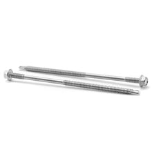 Load image into Gallery viewer, Premium 100pcs 410 Stainless Steel Hex Screws - 5 Inch Length for Robust Fixing