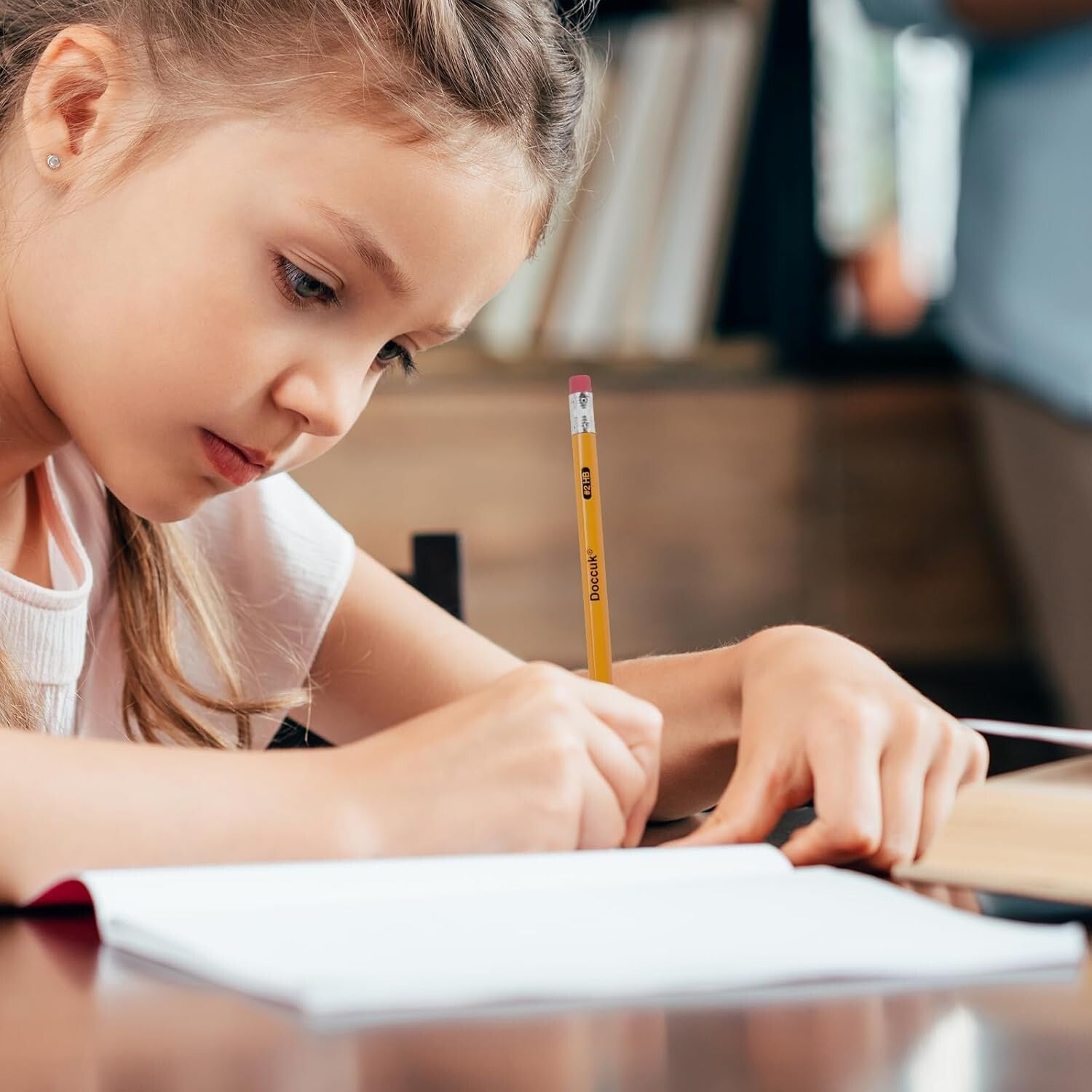 576 Count Yellow Wood-Cased HB Pencils - Pre-Sharpened for Effortless Writing