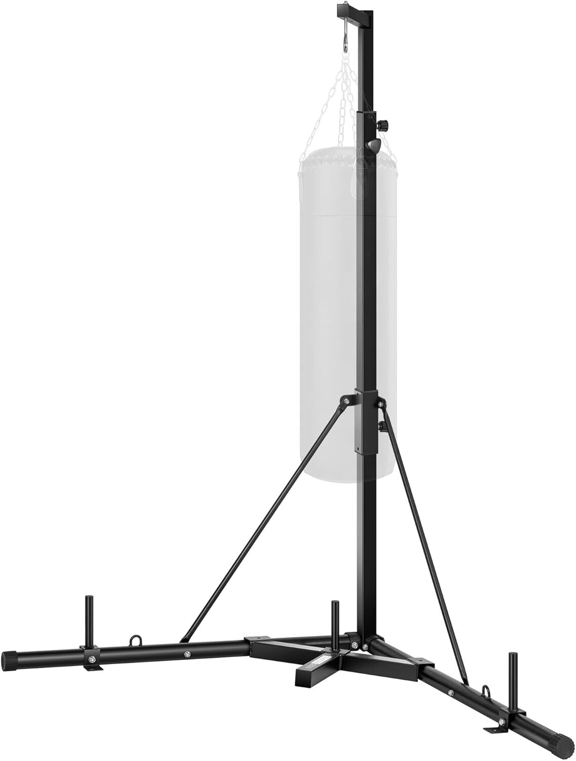 Foldable Boxing Bag Stand - Adjustable, Space-Saving & Sturdy for Home Fitness